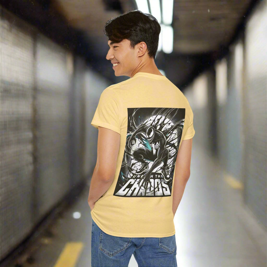 Unleash the Chaos Venom-Inspired Graphic T-Shirt - Bold & Comfortable Casual Wear