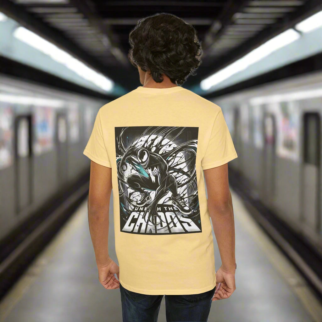 Unleash the Chaos Venom-Inspired Graphic T-Shirt - Bold & Comfortable Casual Wear