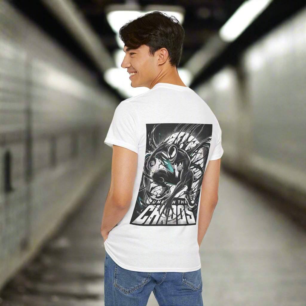 Unleash the Chaos Venom-Inspired Graphic T-Shirt - Bold & Comfortable Casual Wear