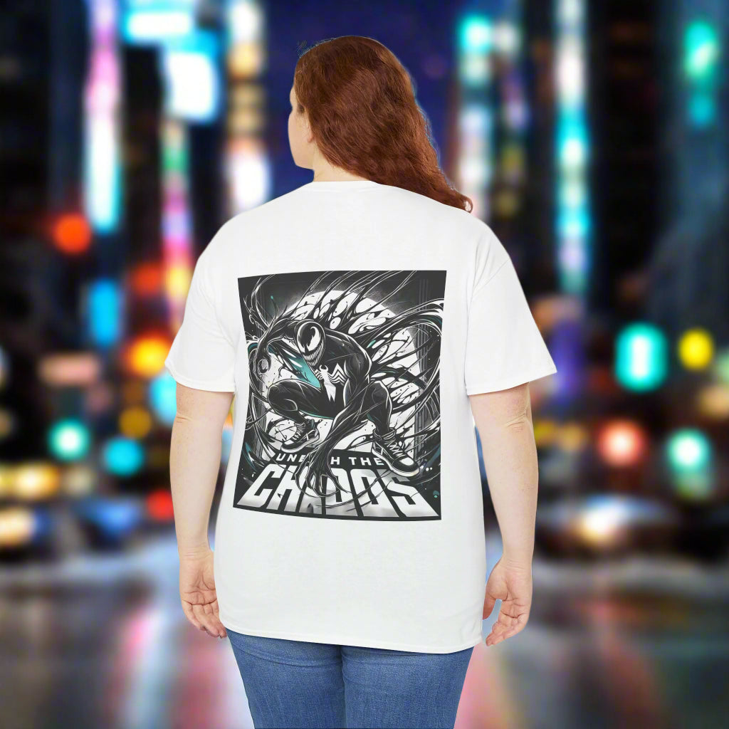 Unleash the Chaos Venom-Inspired Graphic T-Shirt - Bold & Comfortable Casual Wear